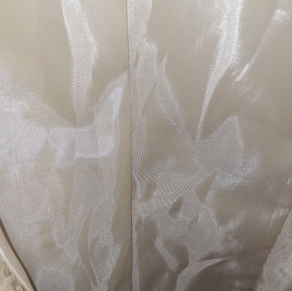 Chico's Gold embossed Women's Blazer with metallic gold highlights. Size… - Picture 6 of 8